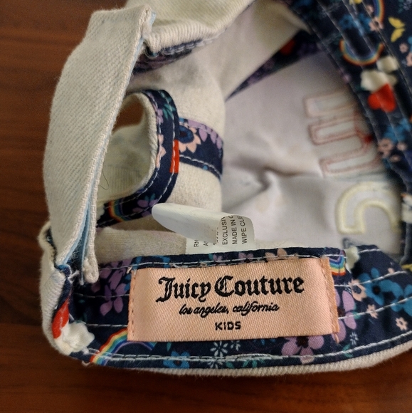 Juicy Couture Kid's Girl's Snap Back Baseball Cap - Picture 4 of 5